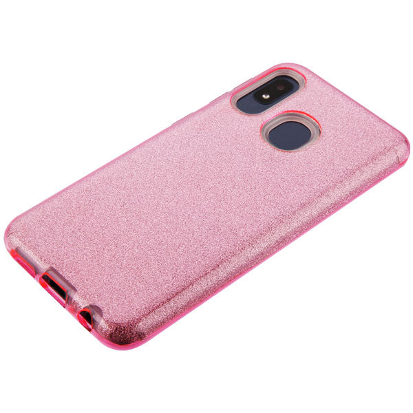 Glitter Pink Case Samsung A10E - Bling Cases.com