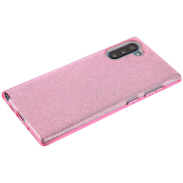 Glitter Pink Case Samsung Note 10 - Bling Cases.com