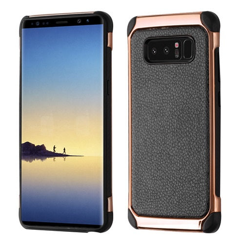 Chrome Black Rose Gold Case Samsung Note 8 - Bling Cases.com