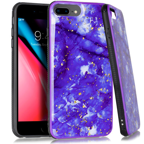 Marble Flake Purple Iphone  6/7/8 Plus - Bling Cases.com