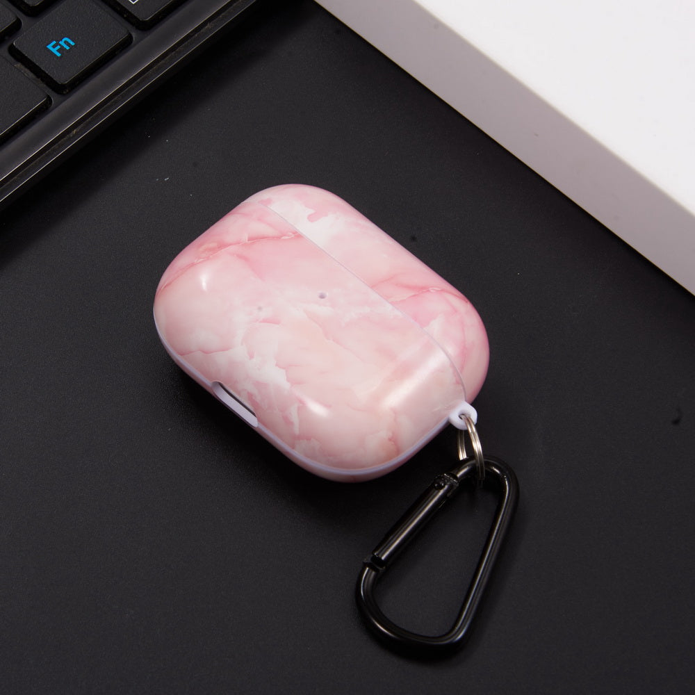 Marble Pink Airpods Pro - Bling Cases.com