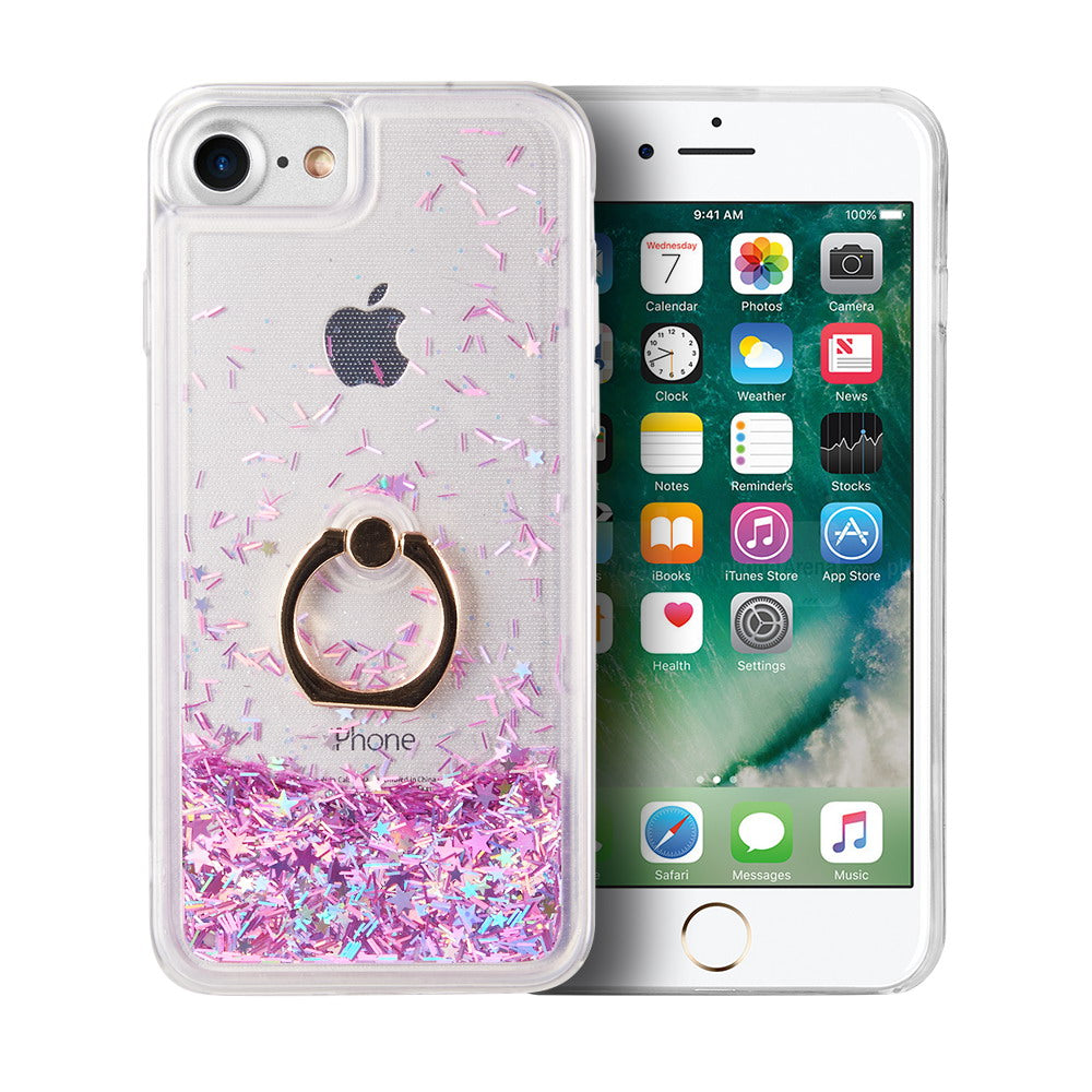 Liquid Ring Purple Case Iphone 6/7/8 - Bling Cases.com