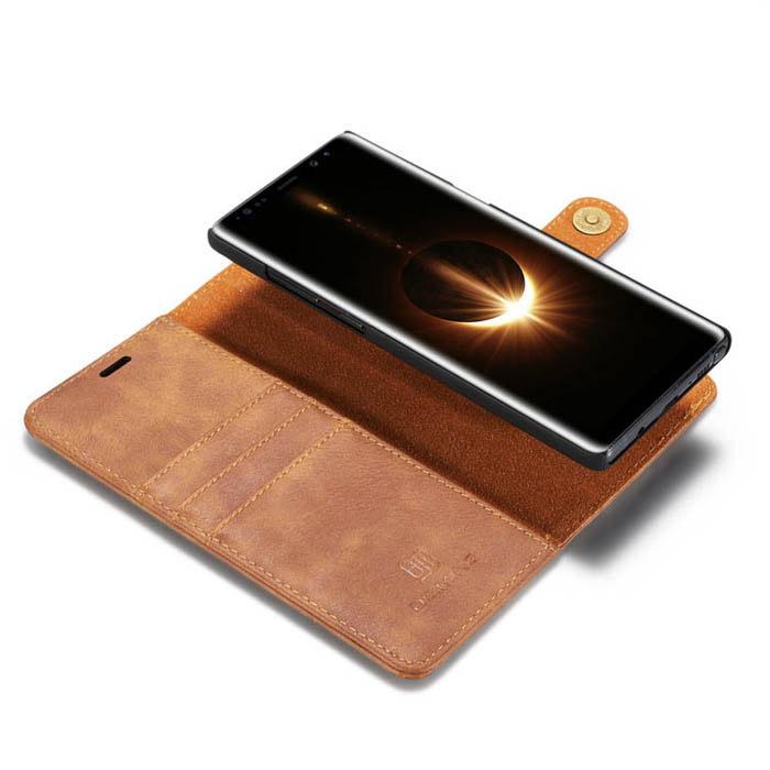 Detachable Ming Brown Wallet Note 8 - Bling Cases.com