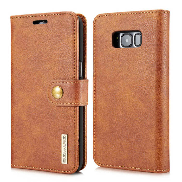 Detachable Ming Wallet Brown Samsung S8 Plus - Bling Cases.com
