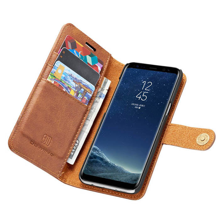 Detachable Ming Wallet Brown Samsung S8 - Bling Cases.com