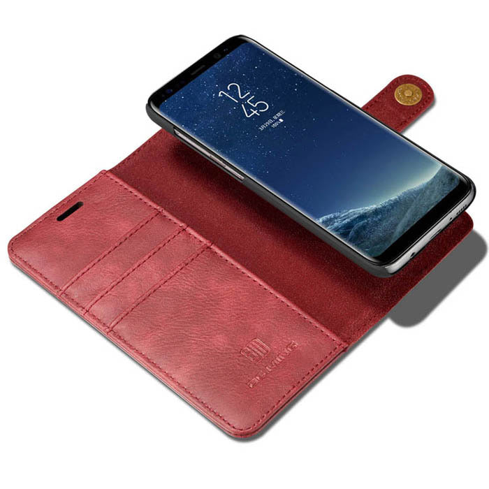 Detachable Ming Wallet Burgundy Samsung S8 - Bling Cases.com