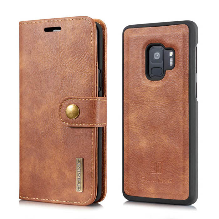 Detachable Ming Wallet Brown Samsung S9 - Bling Cases.com