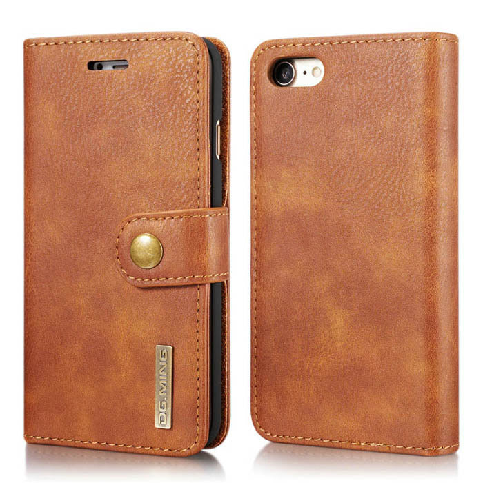 Detachable Wallet Ming Brown Iphone 7/8 - Bling Cases.com