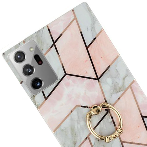 Marble Pink White Samsung Note 20 Ultra