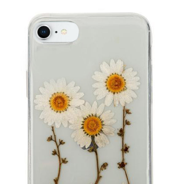 Real Flowers White 3 Daises Case iphone 7/8 SE 2020
