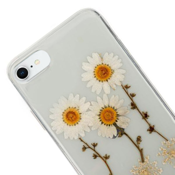 Real Flowers White 3 Daises Case iphone 7/8 SE 2020