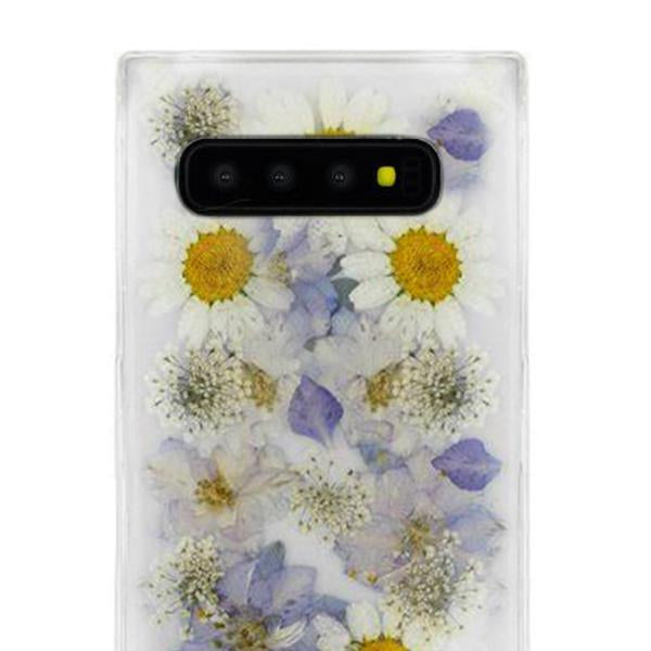 Real Flowers Purple Case Samsung S10