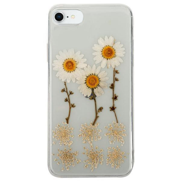 Real Flowers White 3 Daises Case iphone 7/8 SE 2020