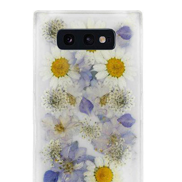 Real Flowers Purple Case Samsung S10E