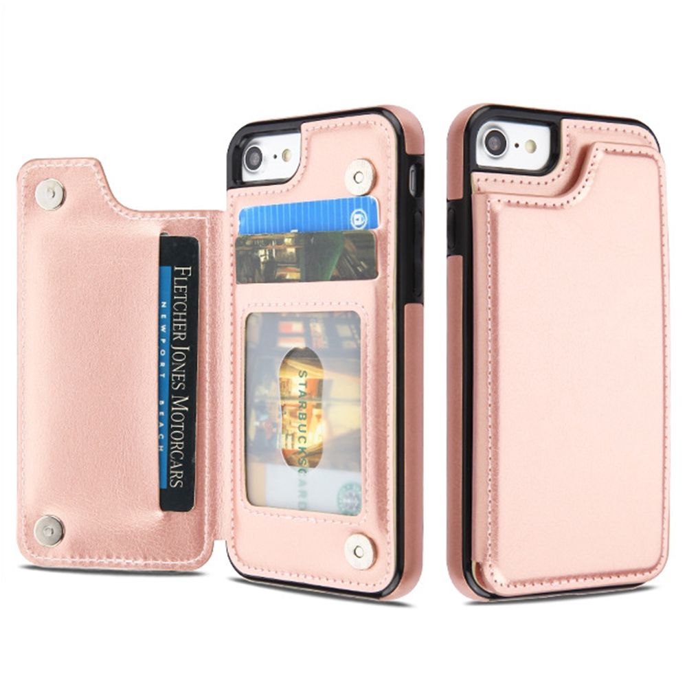 Book Card Rose Gold Case Iphone 6/7/8 - Bling Cases.com