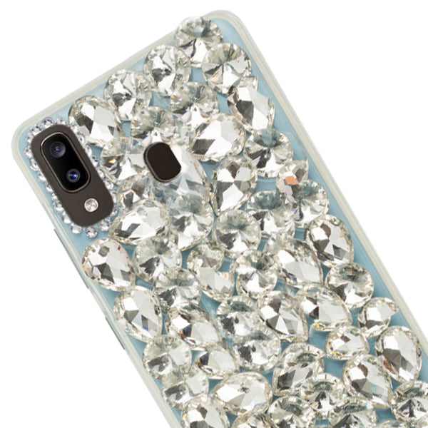 Handmade Bling Silver Case Samsung A20