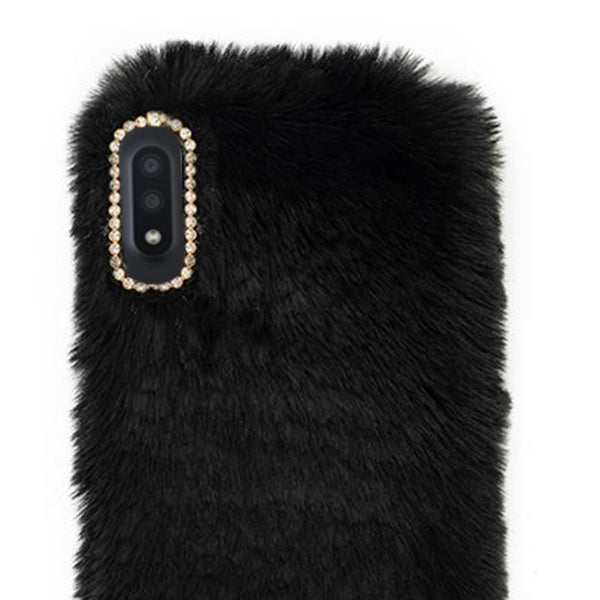 Fur Black Case Samsung A01