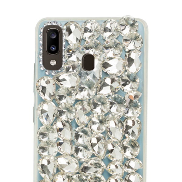Handmade Bling Silver Case Samsung A20