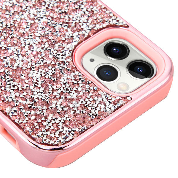 Hybrid Bling Pink IPhone 11 Pro Max - Bling Cases.com