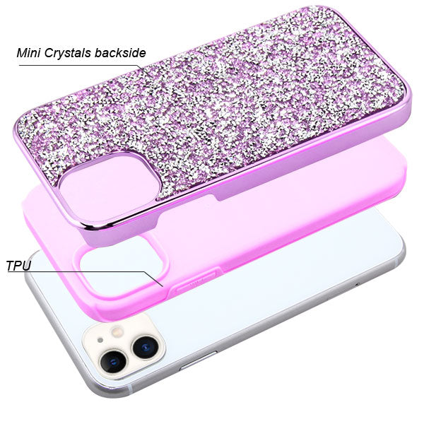 Hybrid Bling Purple Case Iphone 11 - Bling Cases.com