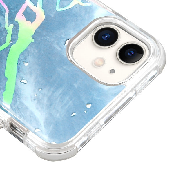 Hybrid Marble Blue Case Iphone 11 - Bling Cases.com