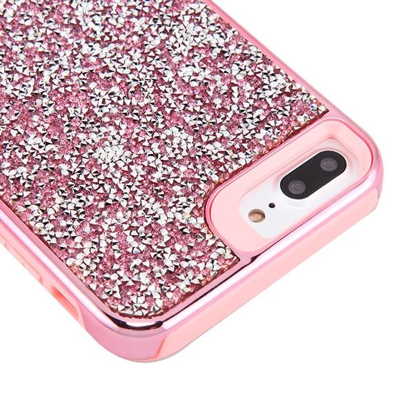 Hybrid Bling Case Pink Iphone 6/7/8 Plus - Bling Cases.com