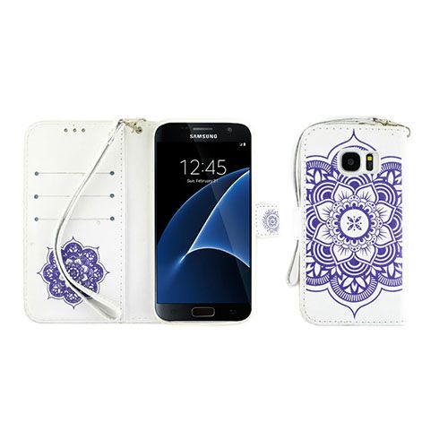 Dream Catcher Wallet Purple Samsung S7 - Bling Cases.com