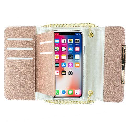 Detachable Purse Rose Gold Iphone 10/X/XS - Bling Cases.com