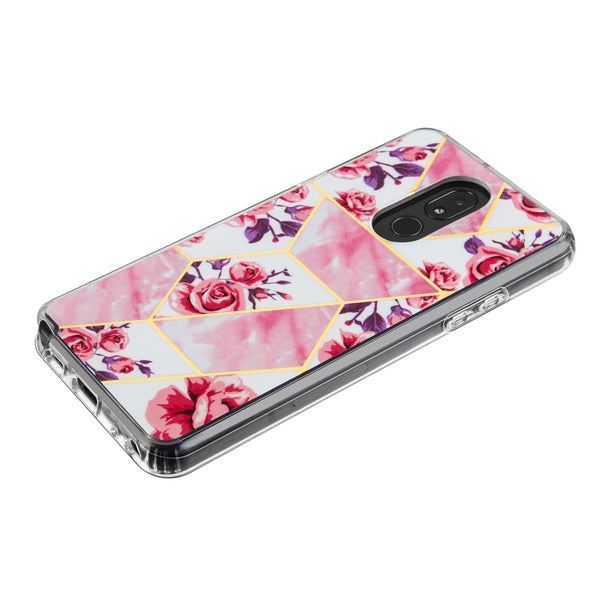 Pink Flowers Squares For Stylo 5 - Bling Cases.com