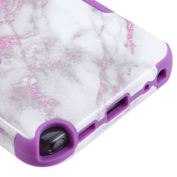 Purple Marble Hybrid Stylo 5 - Bling Cases.com