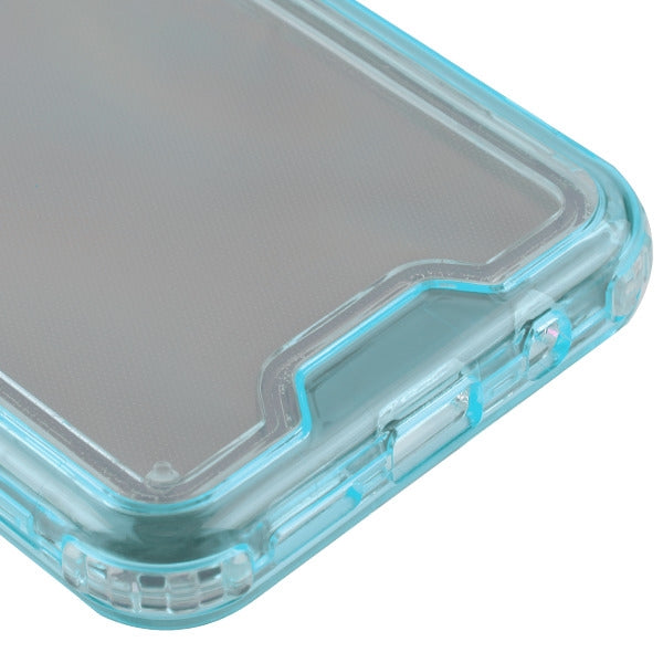 Hybrid Clear Blue Case Samsung A20/A50 - Bling Cases.com