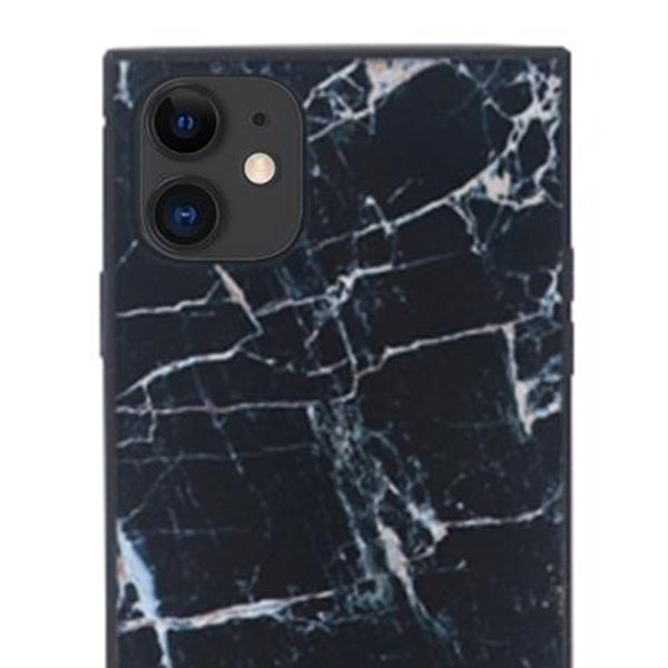 Square Marble Black Iphone 11
