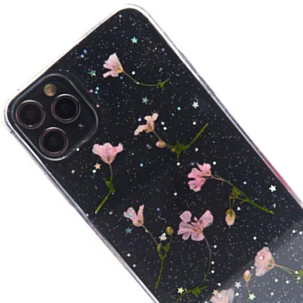 Real Flowers Pink Leaves Case Iphone 11 Pro