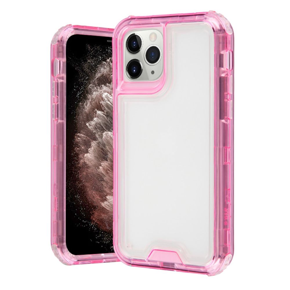 Hybrid Clear Pink Iphone 11 Pro - Bling Cases.com
