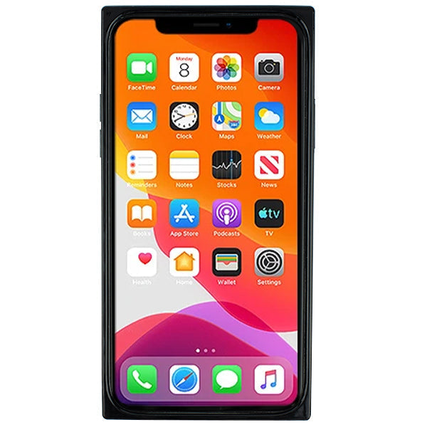Square Box Triangle Tpu Skin Black Case Iphone 13 Pro Max