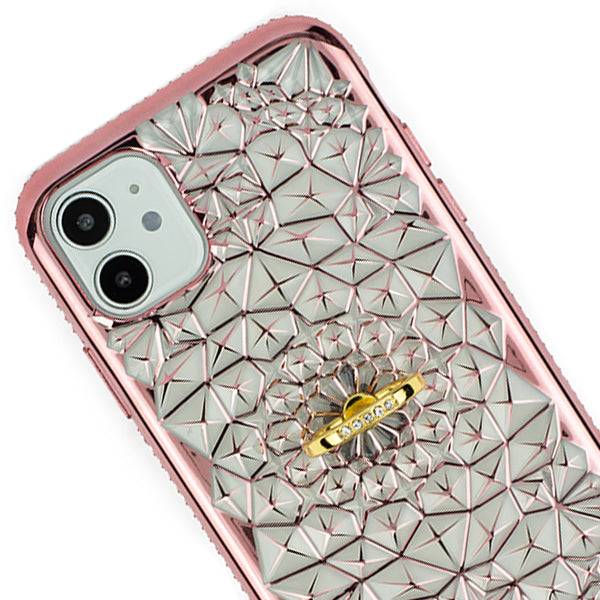 Abstract Ring Case Gold Iphone 12 Mini