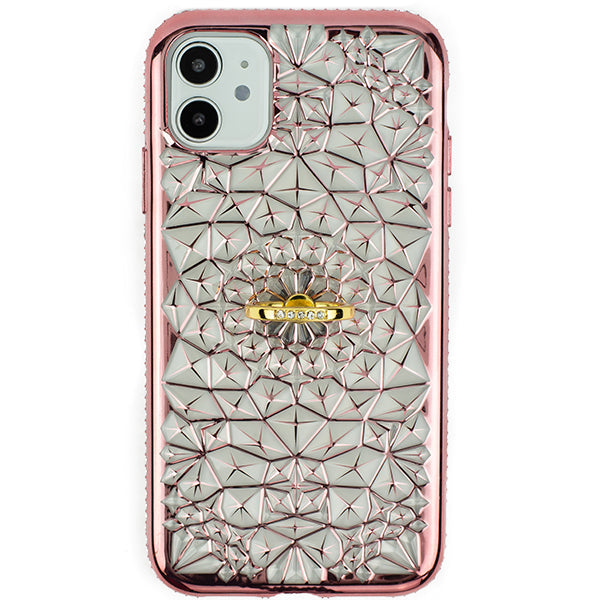 Abstract Ring Case Gold Iphone 12 Mini