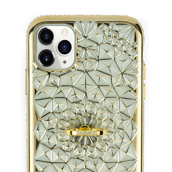 Abstract Ring Case Gold Iphone 12 Pro Max