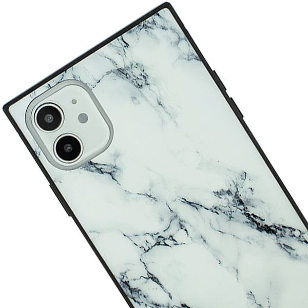 Marble Square White Iphone 11