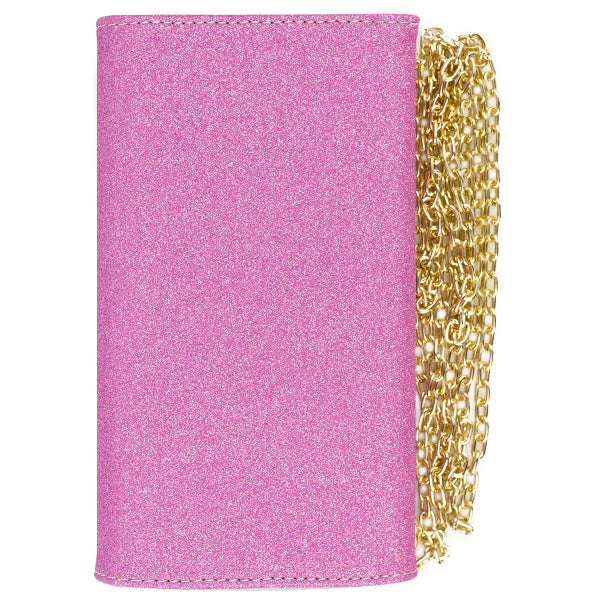 Glitter Detachable Purse Hot Pink S9 Plus