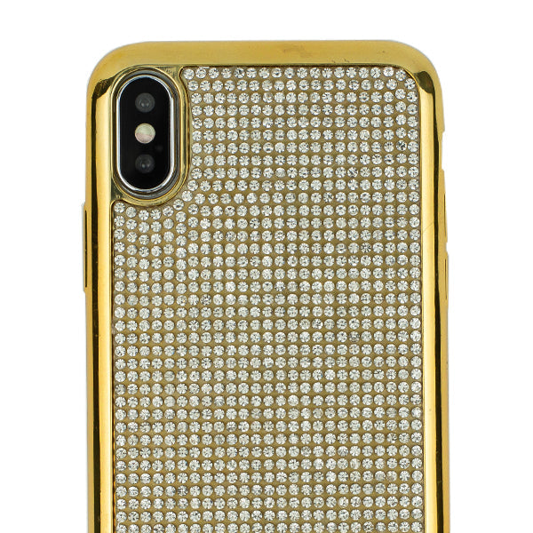 Bling Tpu Skin Silver Gold Case Iphone XS Max