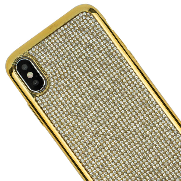 Bling Tpu Skin Silver Gold Case Iphone XS Max
