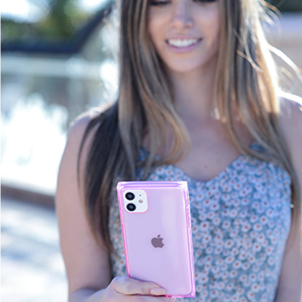 Square Box Pink Skin Samsung S20 Ultra
