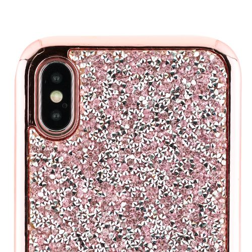 Hybrid Bling Pink Case Iphone 10/X/XS - Bling Cases.com