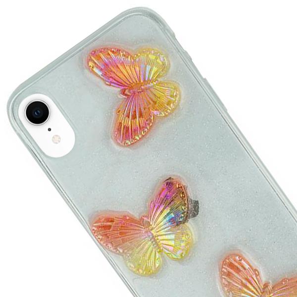 Butterflies 3D Rose Case IPhone XR