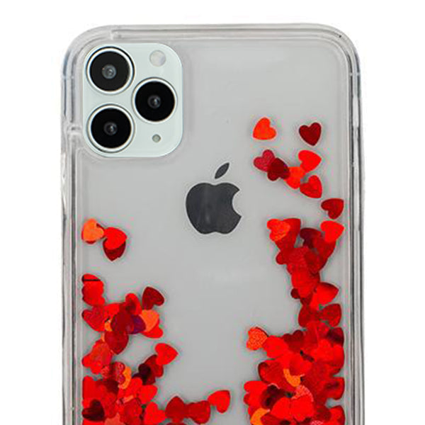 Red Hearts Liquid Iphone 13 Pro Max