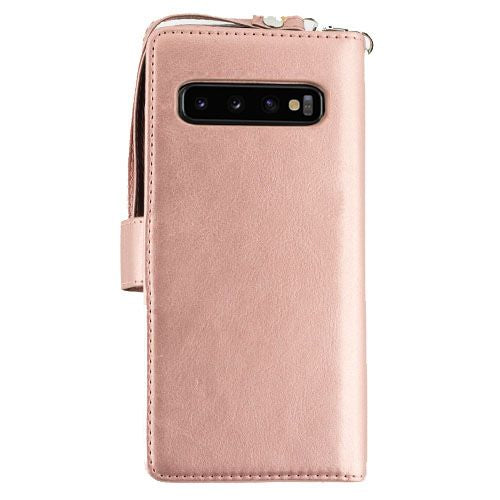 Detachable Rose Gold Wallet Samsung S10