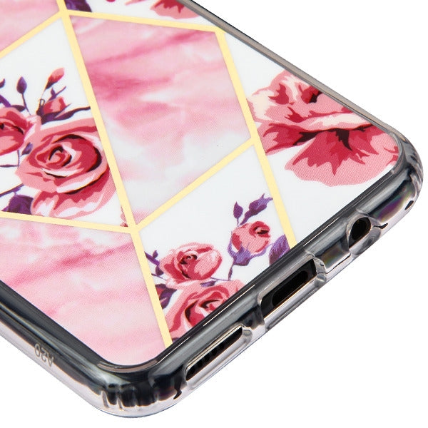 Marble Pink Roses Case Samsung A20/A50 - Bling Cases.com