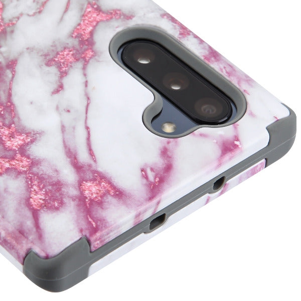 Hybrid Marble Pink Samsung Note 10 - Bling Cases.com