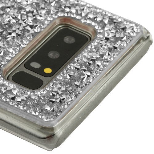 Bling Metal Silver Case Samsung Note 8 - Bling Cases.com